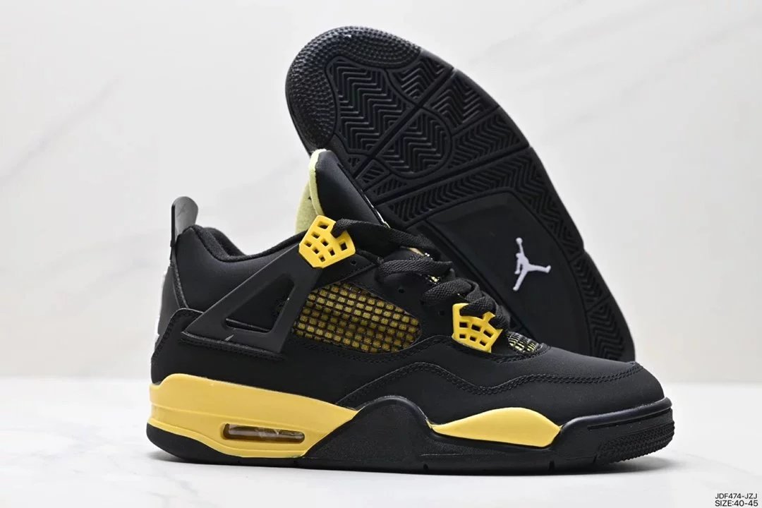 Air Jordan 4 Retro White Cement Grey Sneakers - 16