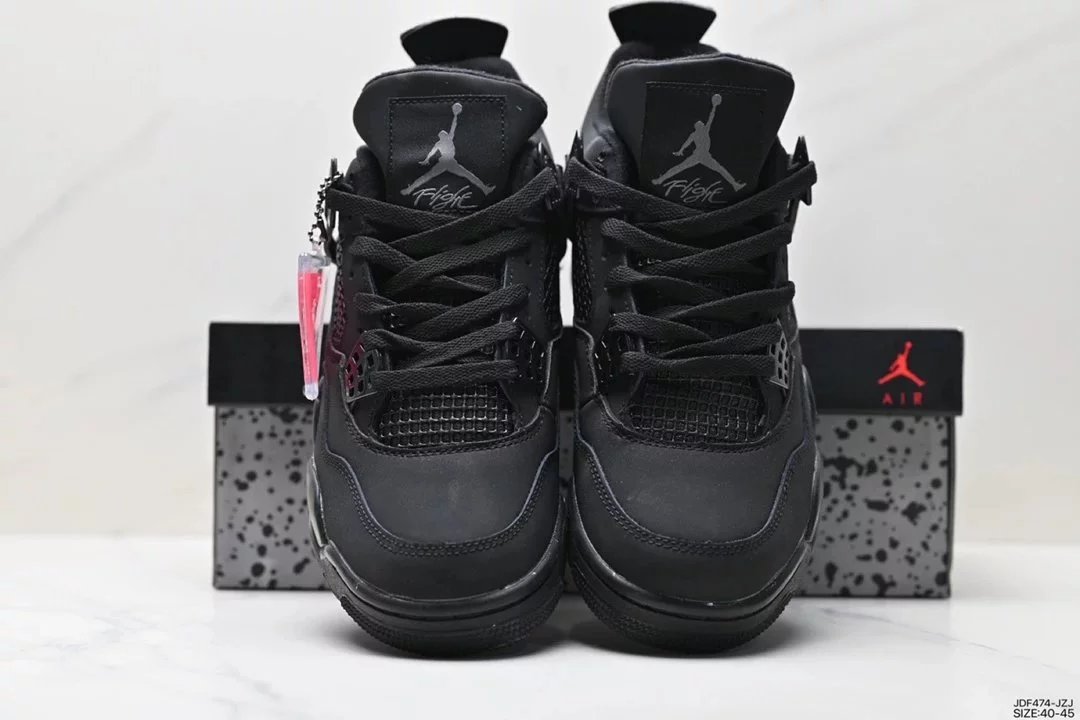 Air Jordan 4 Retro White Cement Grey Sneakers - 22
