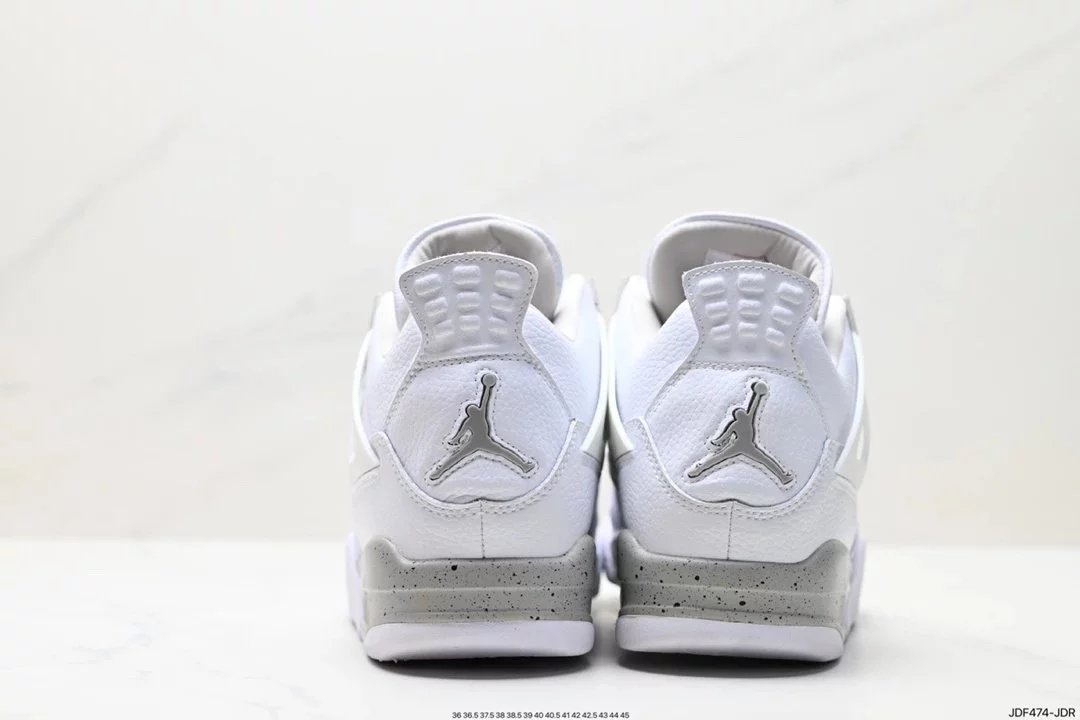 Air Jordan 4 Retro White Cement Grey Sneakers - 73