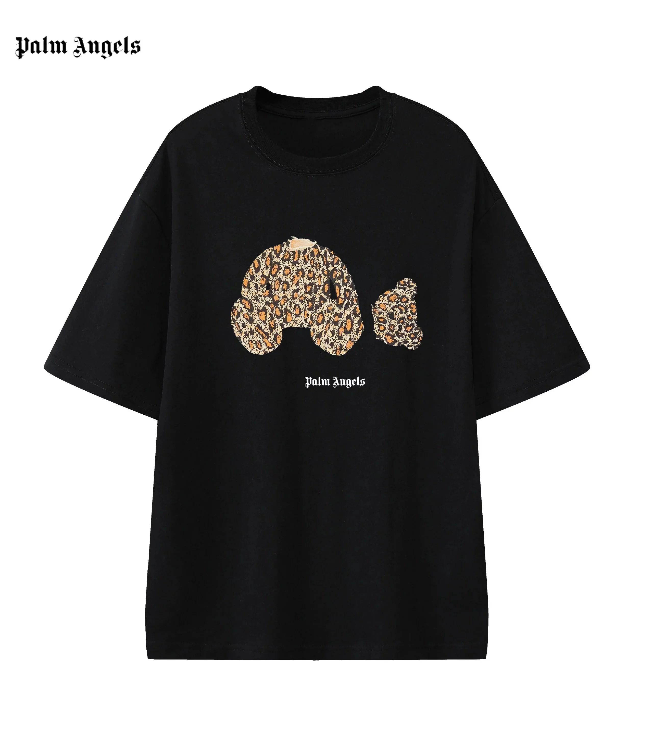 Palm Angels Gothic Logo Oversized T-Shirt White - 35