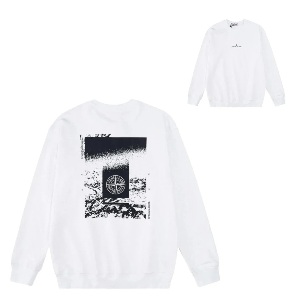 Stone Island Black Crewneck Sweater - 18