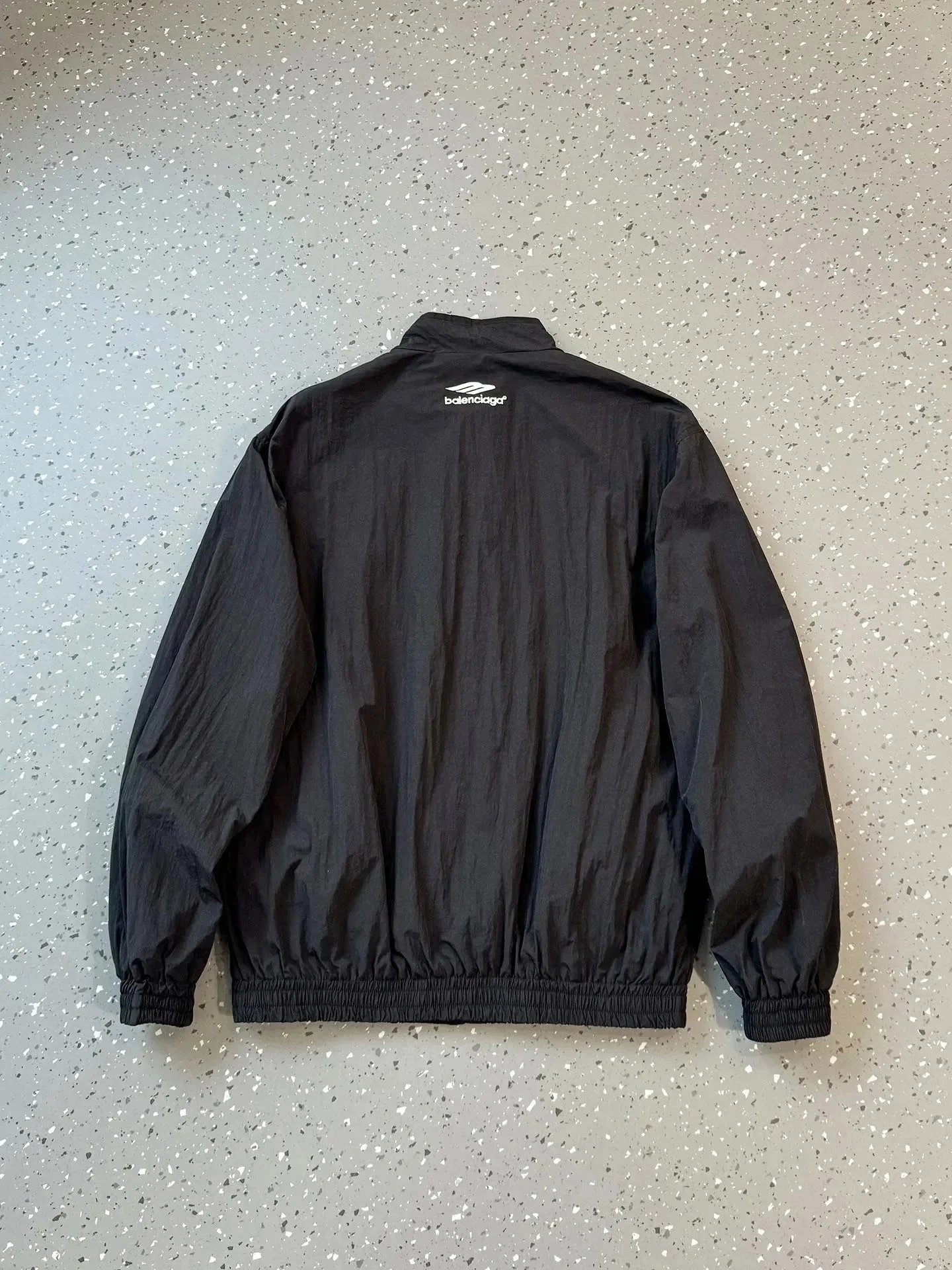 Balenciaga Hooded Windbreaker Jacket in Beige - 47