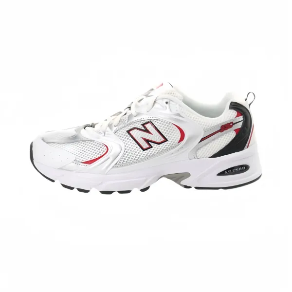 New Balance 530 White Red Black Running Shoes - 1
