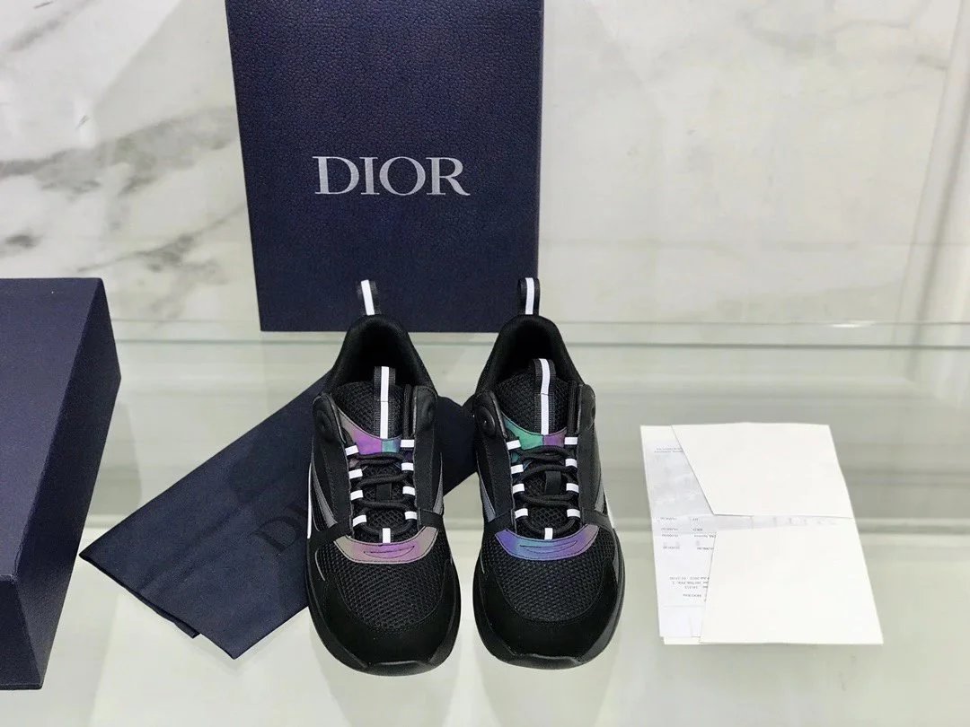Dior Homme B23 Low Multicolor Chunky Sneakers - 3