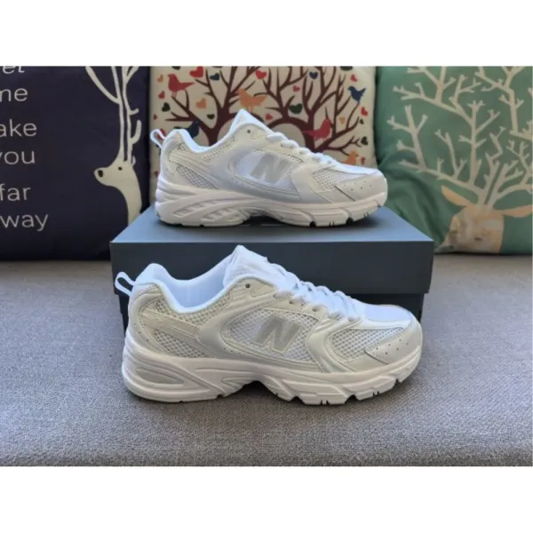 New Balance 608 White Chunky Sneakers - 1