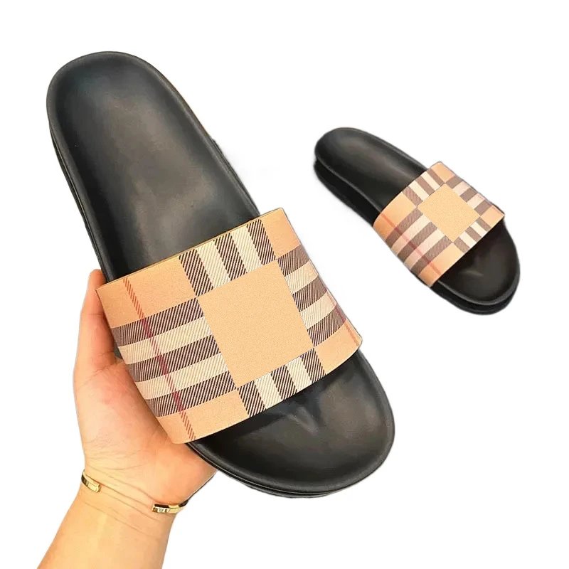 Unbranded Slippers Slide with patterned wide strap image 5