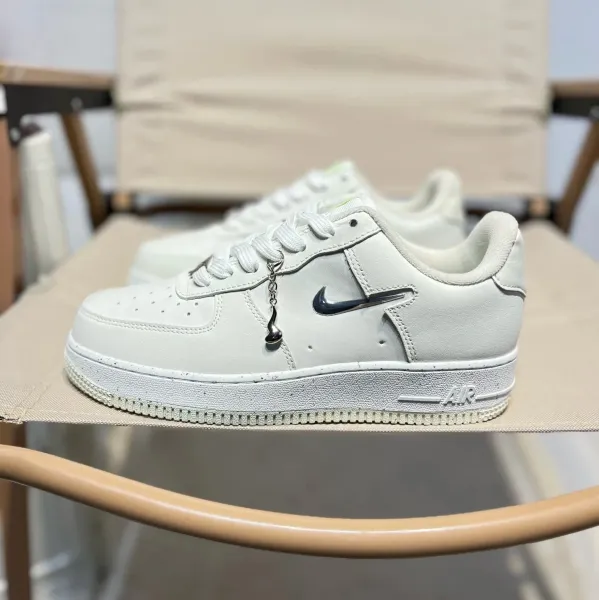 Nike Air Force 1 Low Crater White Sneakers - 1
