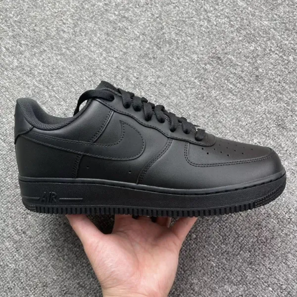 Nike Air Force 1 Low Triple Black Sneakers - 1