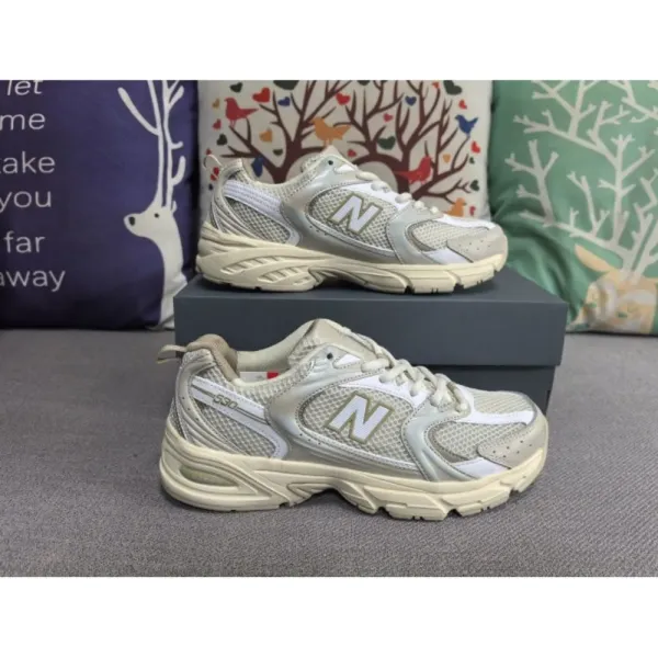 New Balance 530 Beige Mesh Sneakers - 1