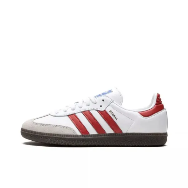 Adidas Originals Samba Classic White Red Sneakers - 1