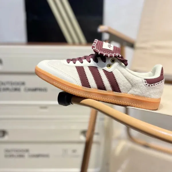 Adidas Originals Samba OG Burgundy White Gum Sneakers - 1