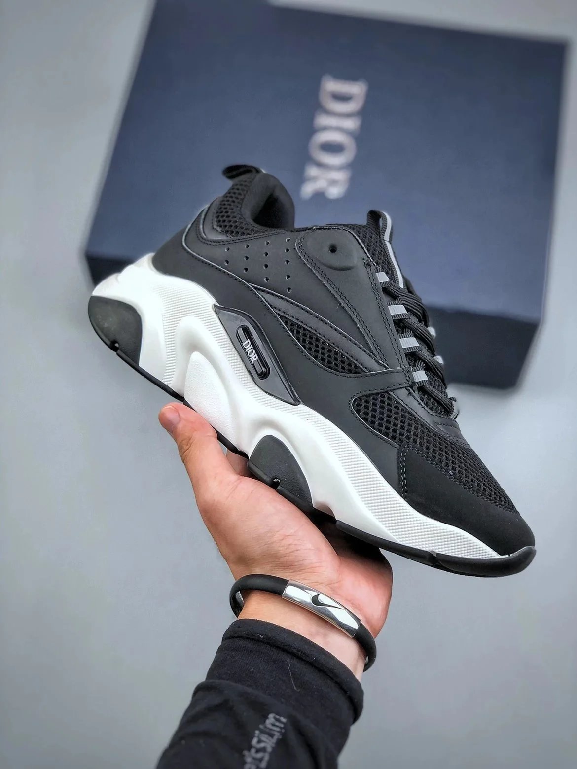 Dior Homme B23 Low Multicolor Chunky Sneakers - 4