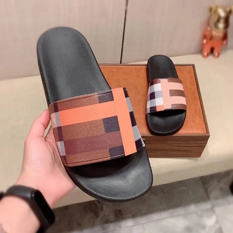 Unbranded Slippers Slide with patterned wide strap — Skin color