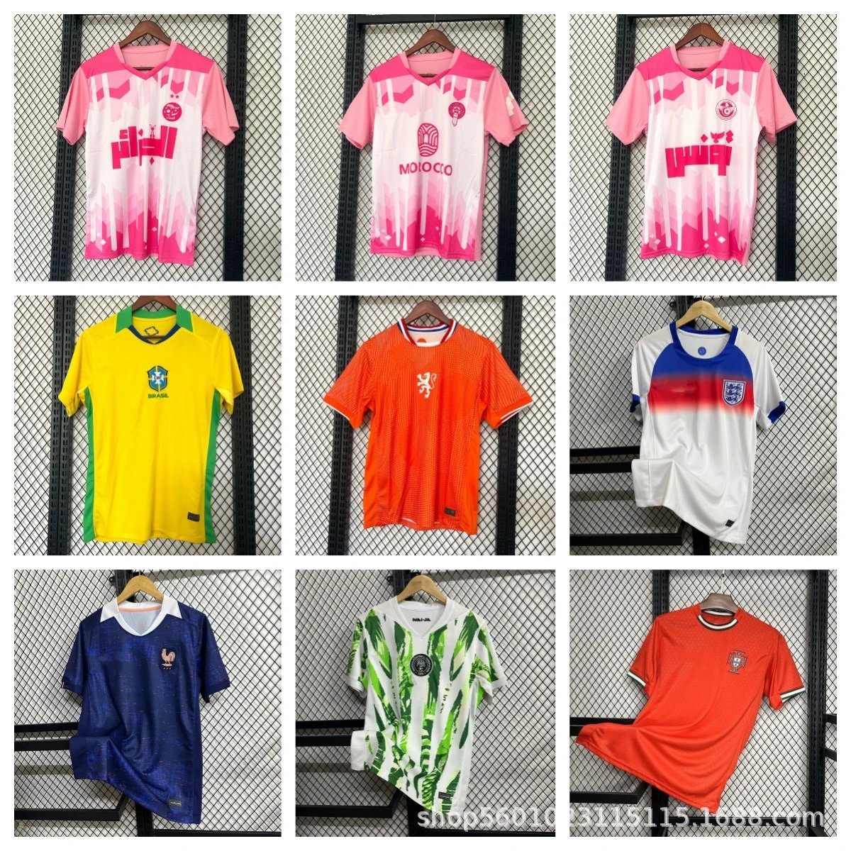 2526 National Team Soccer Jersey Brazil Germany Argentina