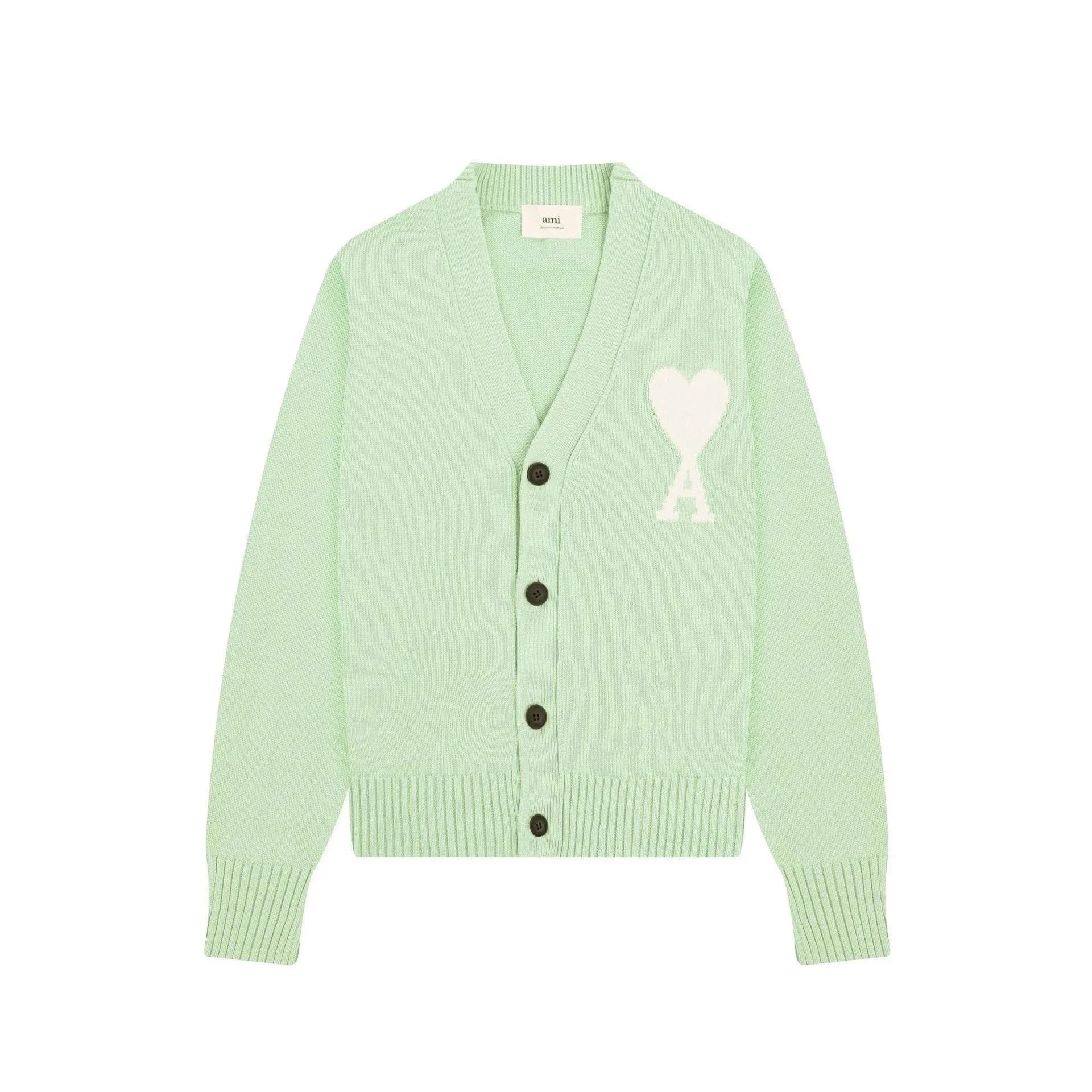 Light green cardigan style