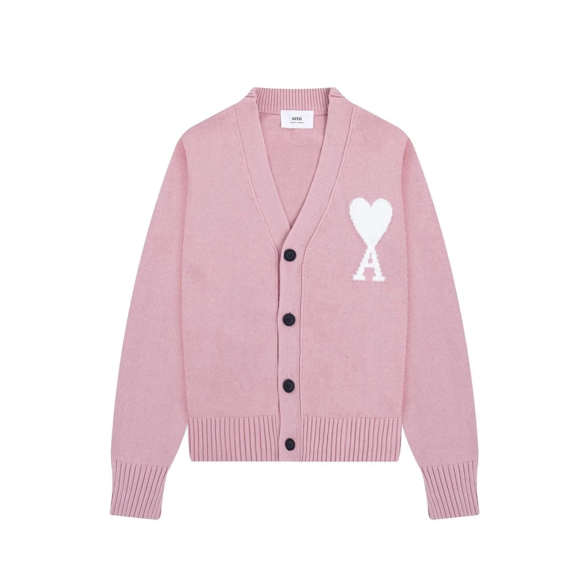 Pink cardigan style