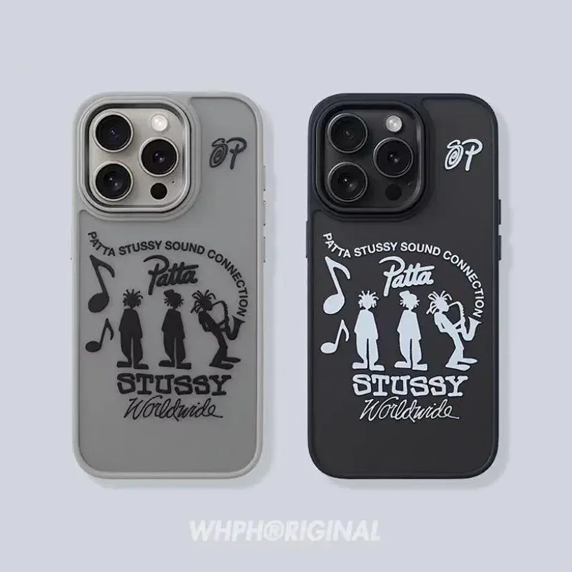 Stüssy Fundas para Teléfono 2 Estilos