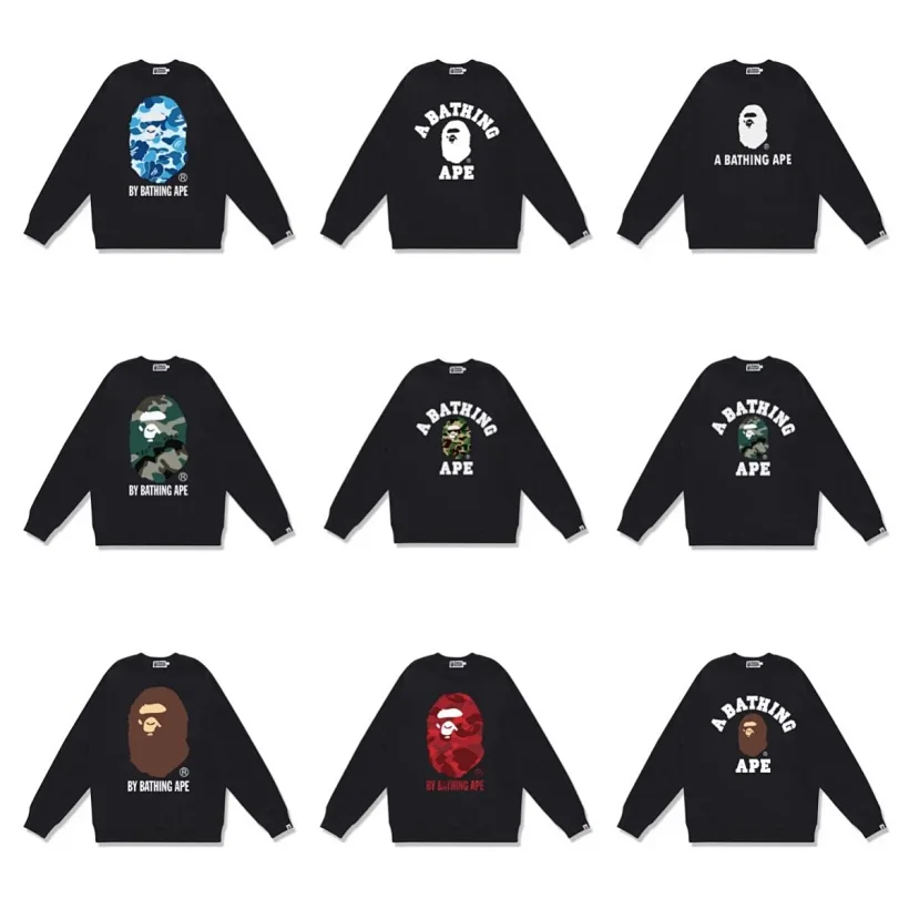 Bape Sweater 40 Styles