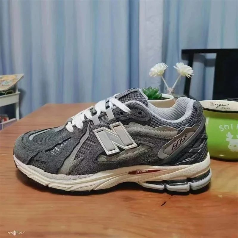 New Balance 1906R Gray Mesh Running Shoes - 13