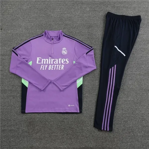 Real Madrid x Adidas Training Tracksuit Mint Green/Black - 13