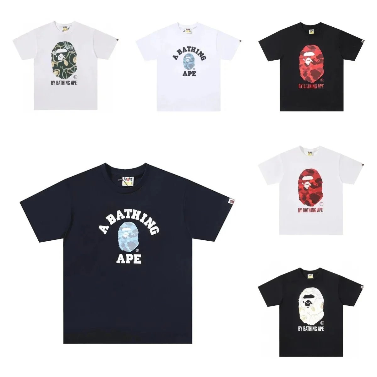 Classic Casual Crew Neck T-Shirt Short Sleeve