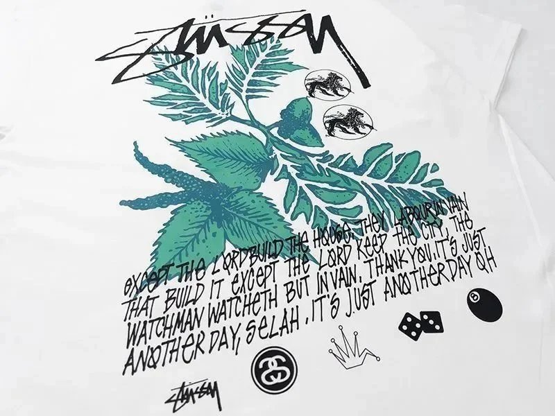 Stüssy Angel 8-Ball Beige T-Shirt - 16