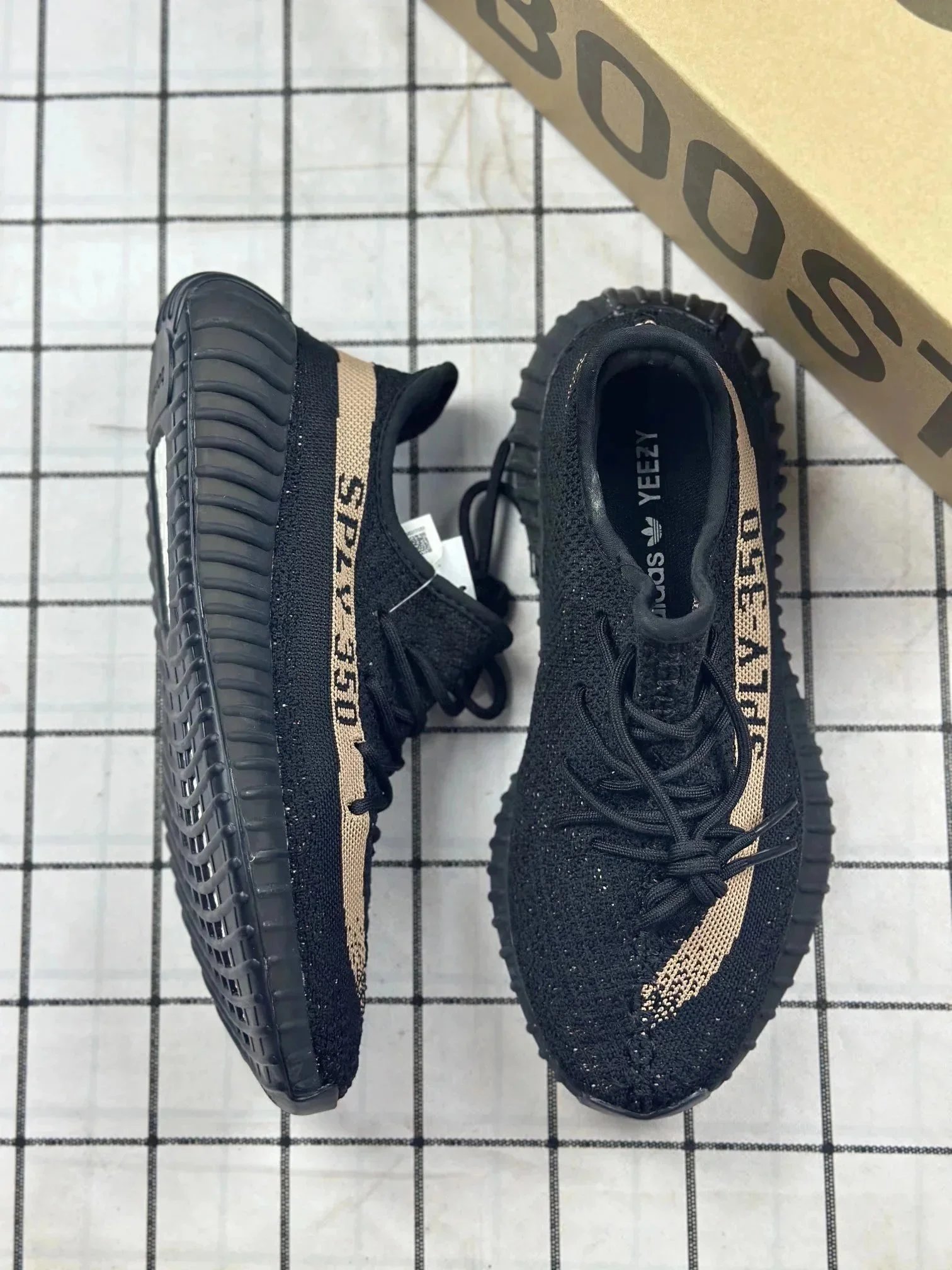 Adidas Yeezy Boost 350 V2 Zebra Black Sneakers - 13