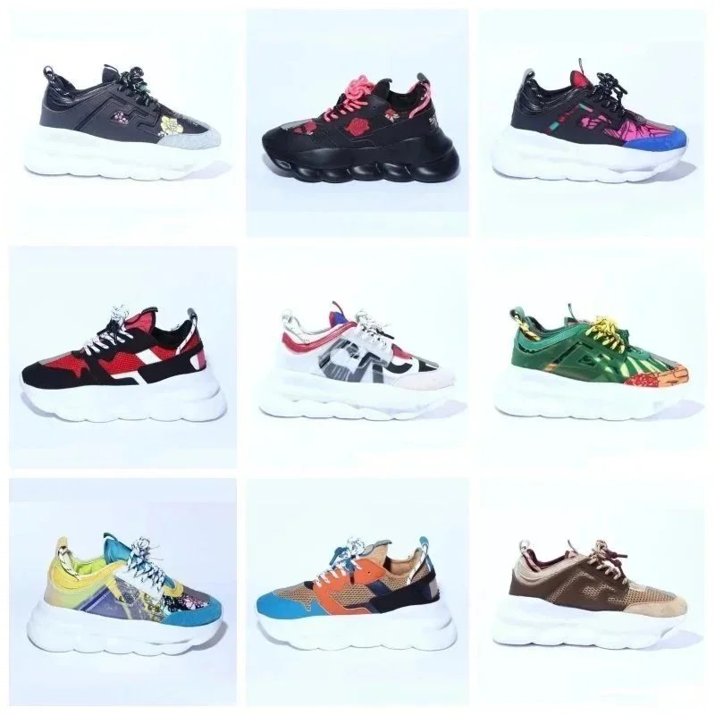 Versace Chain Reaction Chunky Sneakers