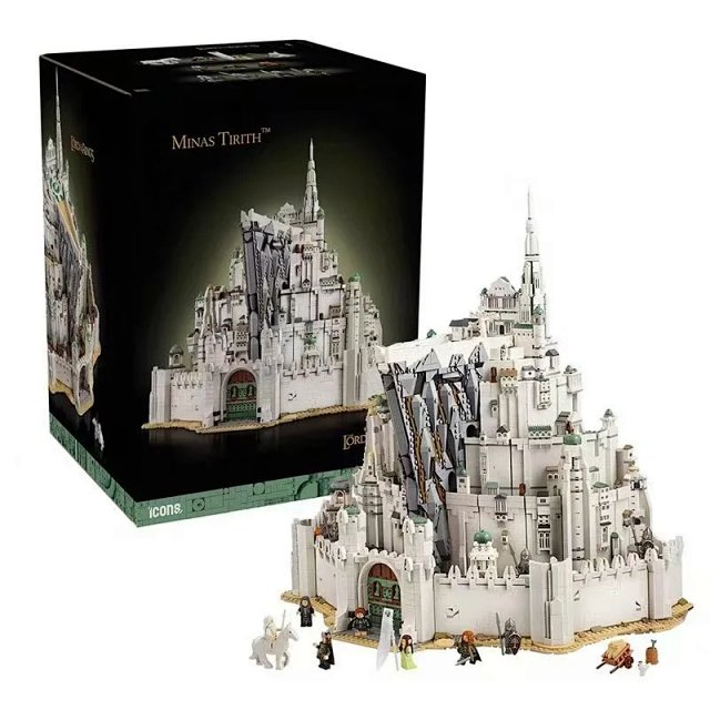 Large-scale, high-difficulty "White City" building block model—compatible with LEGO The Lord of the Rings.: seller detail photo 1