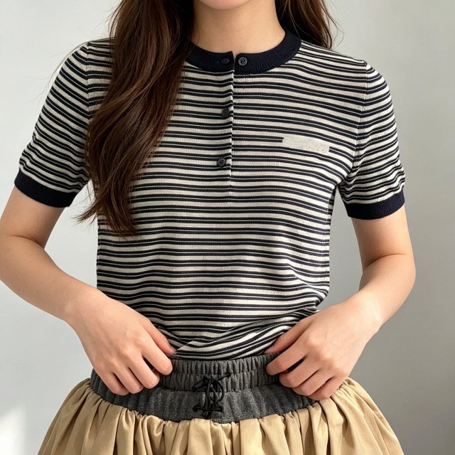Striped wool sweater: seller detail photo 4