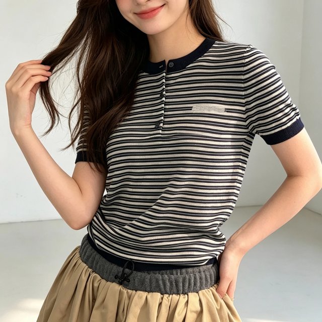 Striped wool sweater: seller detail photo 8