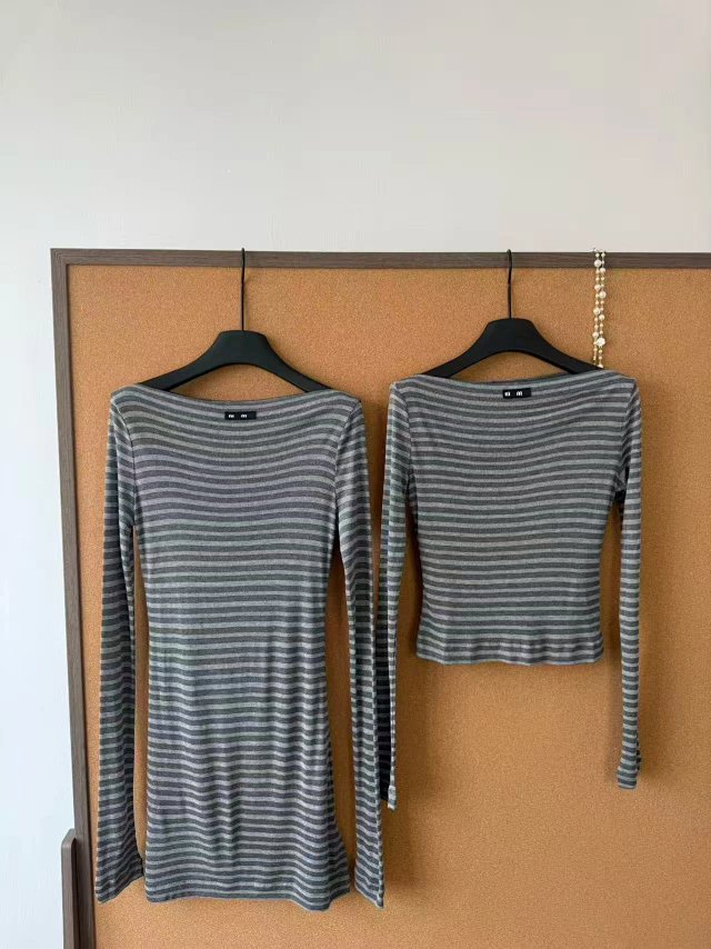 Striped jersey top: seller detail photo 3