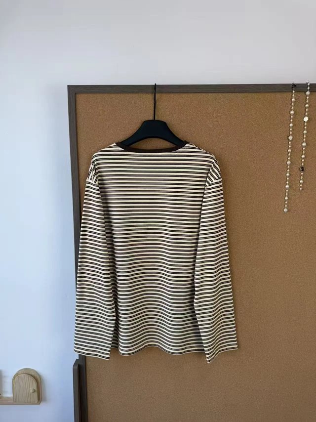 Striped jersey T-shirt: seller detail photo 4
