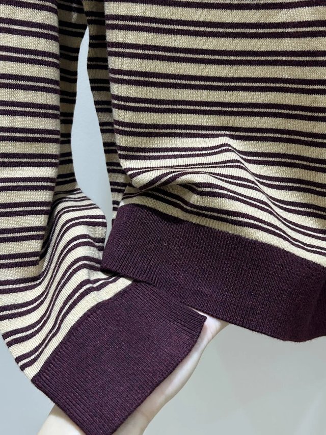 Striped wool sweater: seller detail photo 5