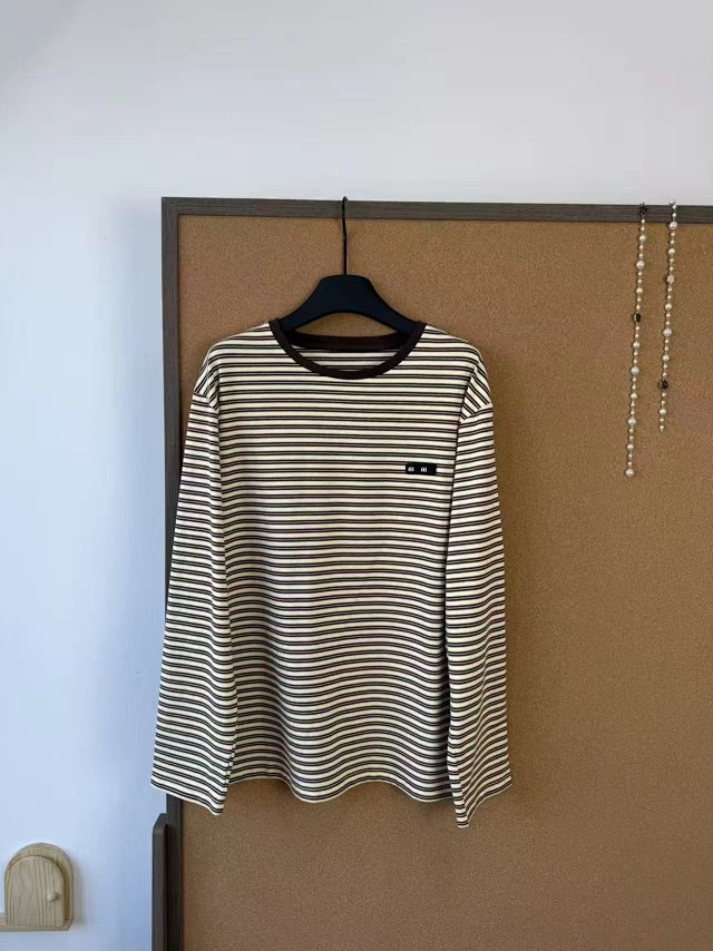 Striped jersey T-shirt: seller detail photo 3
