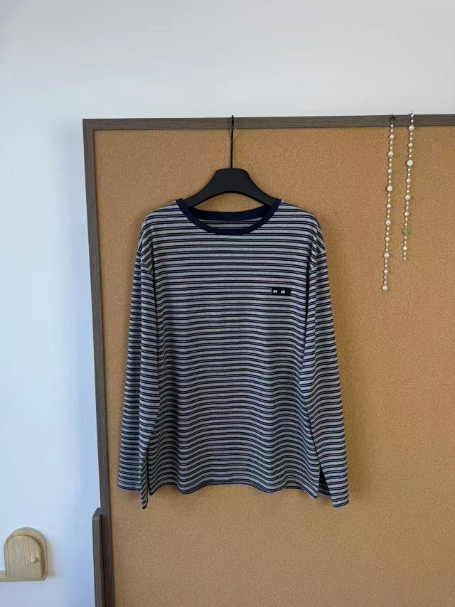 Striped jersey T-shirt: seller detail photo 5