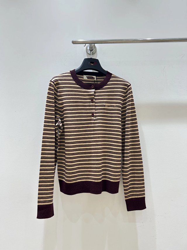 Striped wool sweater: seller detail photo 2