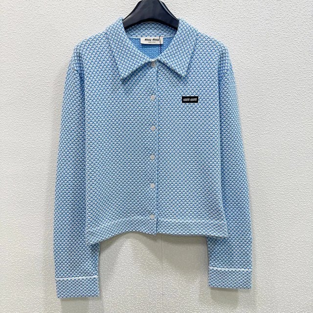 White / Sky Blue Cotton shirt: seller detail photo 6