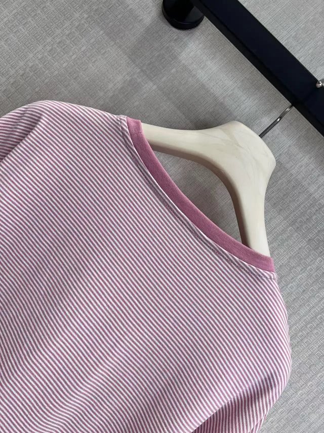 Striped jersey T-shirt: seller detail photo 5