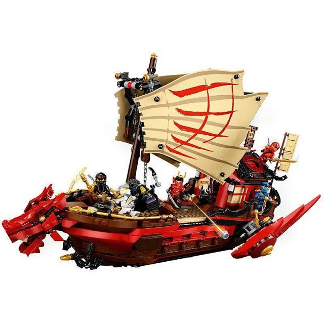 Lego-compatible Ninjago series "Destiny's Bounty" dragon ship building set: seller detail photo 5