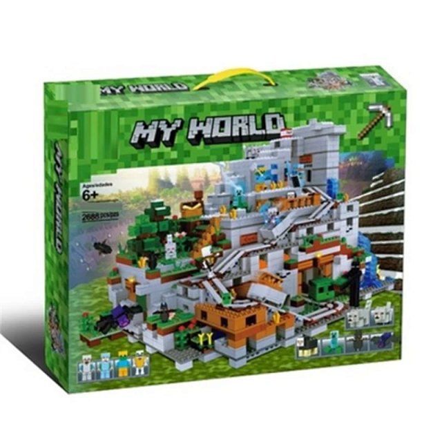 Compatible with LEGO Minecraft "The Mountain Cave" (Set 21137) building block set.: seller detail photo 6