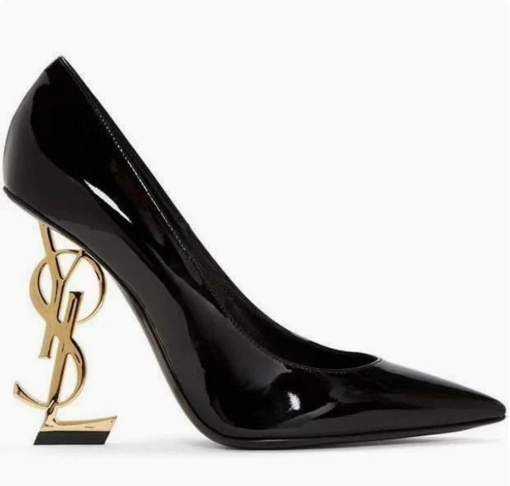 Flats Gold Heel