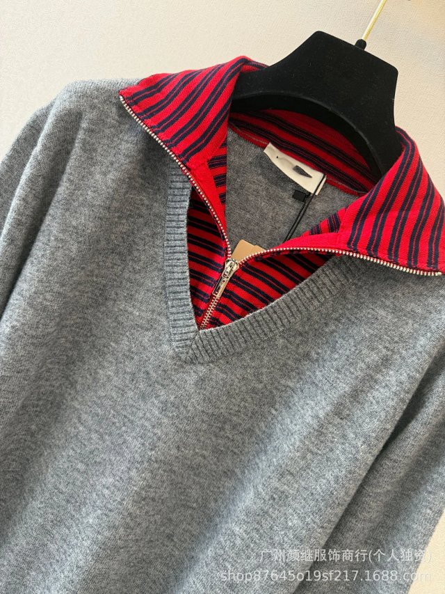 Cashmere and jersey sweater: seller detail photo 4