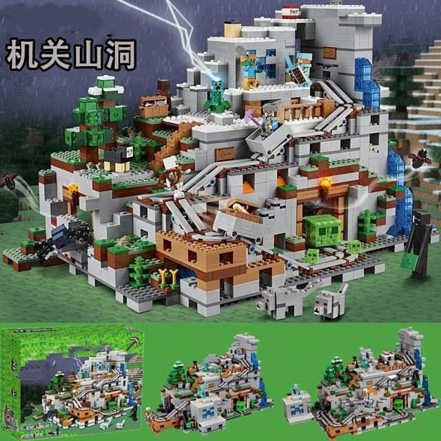 Compatible with LEGO Minecraft "The Mountain Cave" (Set 21137) building block set.: seller detail photo 1