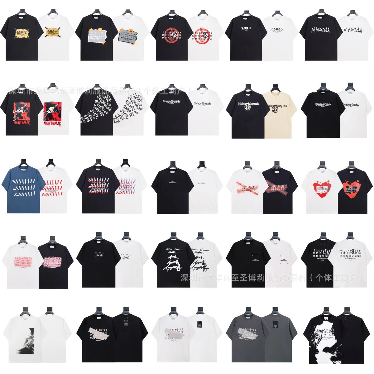 25SS Premium New Digital Print Round Neck Unisex Cotton Casual Short Sleeve T-Shirt Collection