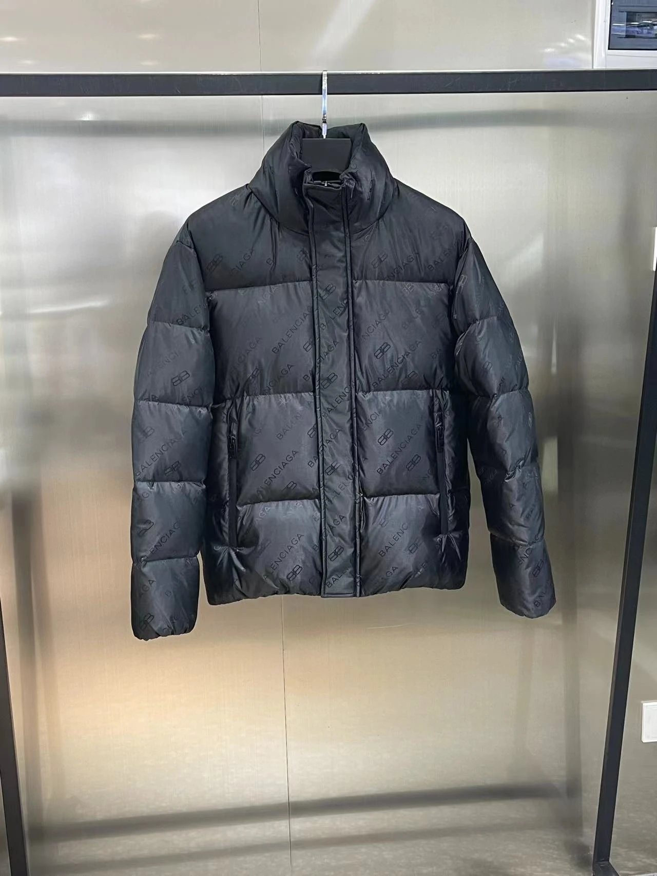 Balenciaga Down Jackets Logo-Print Puffer Jacket — 5