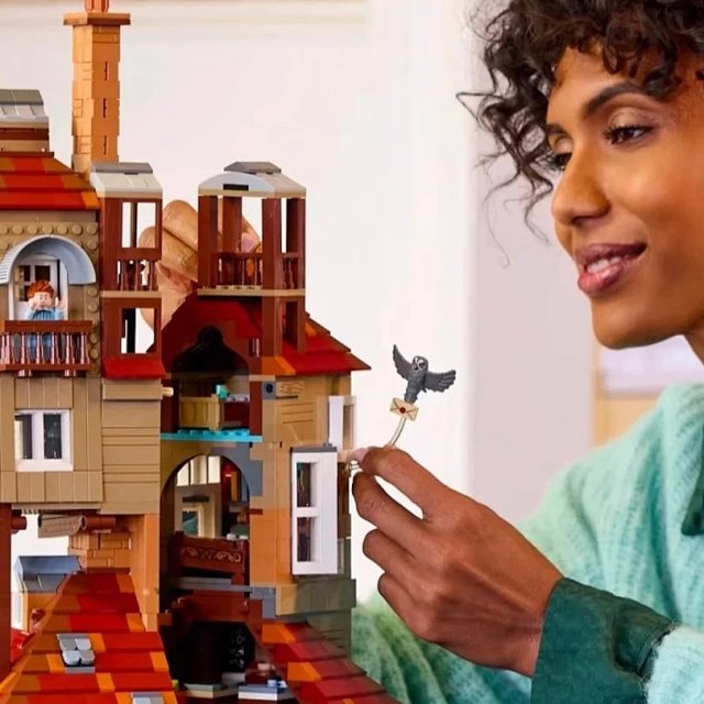 Building block toy compatible with the LEGO Harry Potter The Burrow Collector's Edition set.: seller detail photo 3