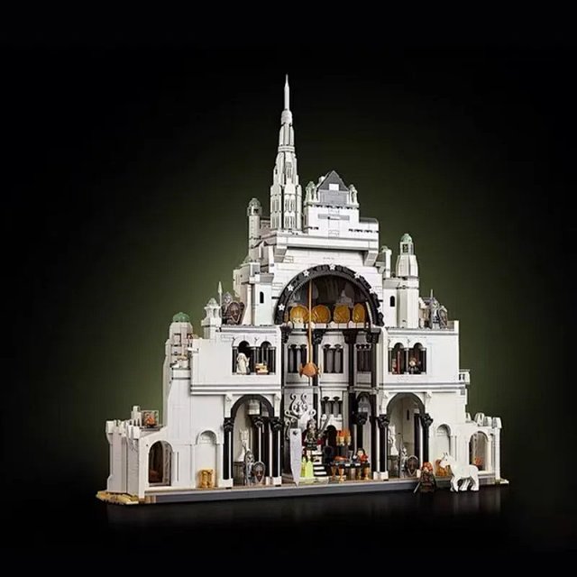 Large-scale, high-difficulty "White City" building block model—compatible with LEGO The Lord of the Rings.: seller detail photo 5