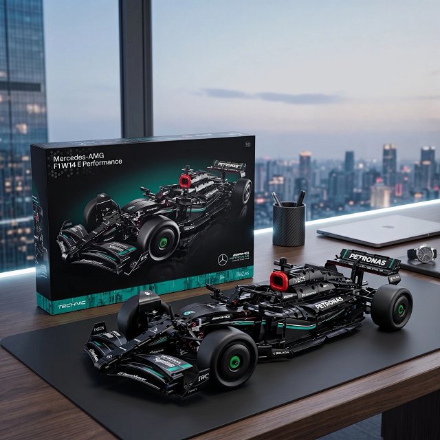 Lego-compatible Red Bull Formula 1 race car building block toy gift: seller detail photo 9