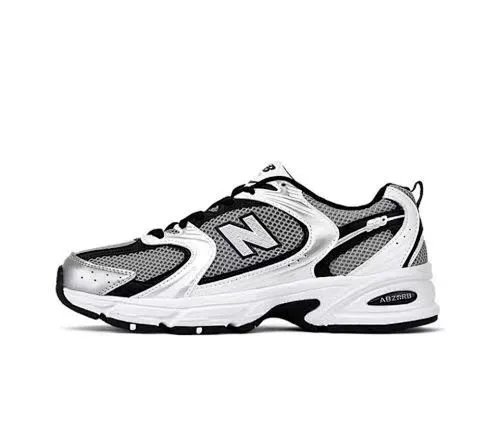 NB New Balance 530 - White Black Silver